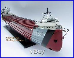 SS Arthur M Anderson, Great Lakes Ship, Wooden Model, 42 Fully built, Beauty