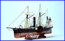 SS Central America Ship of Gold 26 Handmade Wooden Tall Ship Model NEW