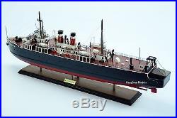 SS City of Milwaukee Great Lakes Railroad Car Ferry Handmade Ship Model 33