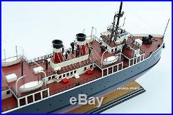 SS City of Milwaukee Great Lakes Railroad Car Ferry Handmade Ship Model 33