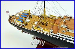 SS Leviathan Ocean Liner Handmade Wooden Ship Model 38 Scale 1300