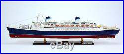 SS Norway Cruise Ship Museum Quality 40 Handcrafted Ocean Liner Model Ship
