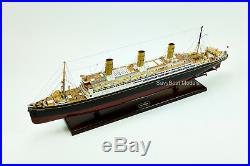 SS Vaterland Ocean Liner Handmade Wooden Ship Model 38 Scale 1300