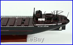 SS William G. Mather American Great Lakes Freighter Handmade Wooden Ship Model