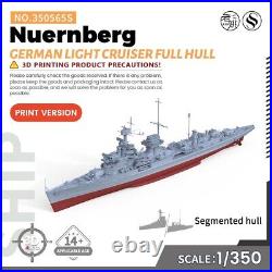 SS350565S 1/350 Military Model Kit German Nuernberg Light Cruiser Full Hull