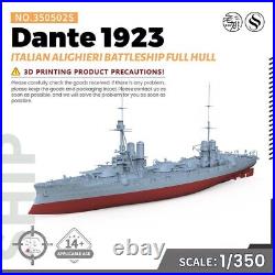 SSMODEL 1/350 Model Kit Italian Dante Alighieri Battleship 1923 FULL HULL