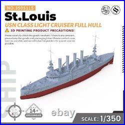 SSMODEL 350511S 1/350 USN St. Louis Class Light Cruiser FULL HULL