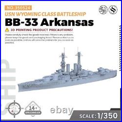 SSMODEL 350524 1/350 USN Wyoming class Arkansas Battleship BB-33
