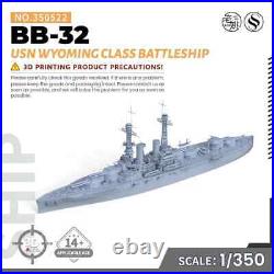 SSMODEL SS350522 1/350 Military Model Kit USN Wyomingclass Battleship BB-32