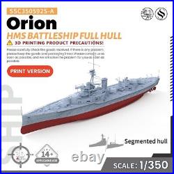 SSMODEL SSC350592S-A 1/350 Military Model Kit HMS Orion Battleship Full Hull