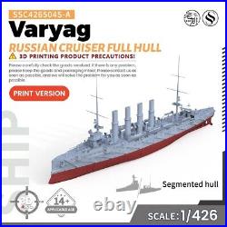 SSMODEL SSC426504S-A 1/426 Military Model Kit Russian Varyag Cruiser Full Hull