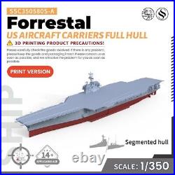 SSMODEL SSC580S-A 1/350 Military Model USN Forrestal Aircraft Carriers Full Hull