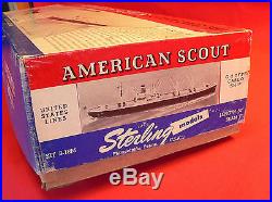 Sterling B-18m Wood American Scout C-2 Cargo Ship Kit + Optional B-18f Fittings