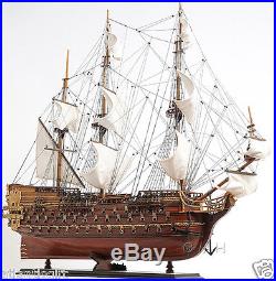 Saint Esprit French Tall Ship 33 Handmade Wooden Model Built Sailboat Assembled