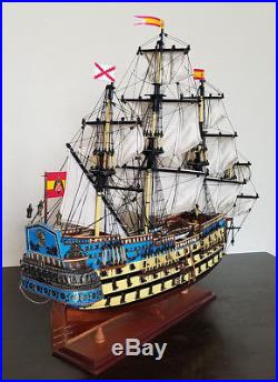 San Felipe 32 model wood ship Spanish navy wooden tall ship sailing boat