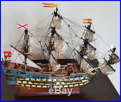 San Felipe 32 wood ship model sailing tall Spanish boat
