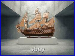 San Felipe Spanish Armada Galleon Tall Ship 158 Massive 13 Foot Wood Model