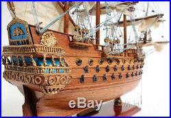 San Felipe Spanish Galleon Tall Ship Wooden Model 19 Fully Assembled Sailboat