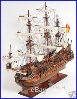 San Felipe Tall Ship Model 37 Wooden Fully Built Spanish Galleon Vessel New