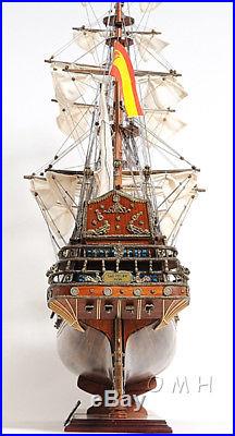 San Felipe Tall Ship Model 37 Wooden Fully Built Spanish Galleon Vessel New