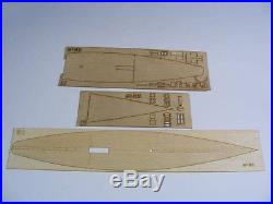Scale 1/80 America's Cup Endeavour Sailboat wood ship model kit wood build boat