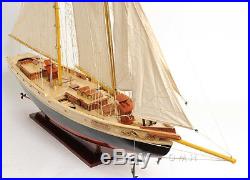 Schooner Bluenose II Wooden Sailing Ship Model 47 Sailboat Fully Assembled New