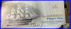 Scientific THE SEA WITCH CLIPPER SHIP 171-1695 Vintage Wood Ship Model