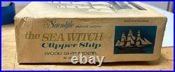 Scientific THE SEA WITCH CLIPPER SHIP 171-1695 Vintage Wood Ship Model