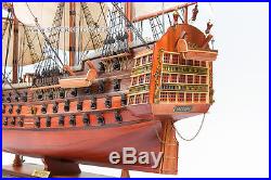 Seacraft Gallery Handcrafted Wooden Model Ship Boat Hms Victory 95cm Great Decor