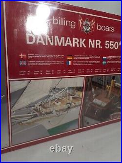 Sealed Billing Boats Model Kit Danmark NR 550, Made in Denmark