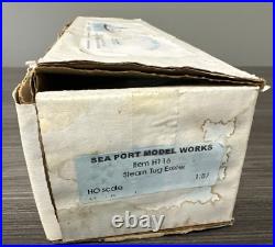 Seaport Model Works HO Kit #H116 The Steam Tug Exeter Tug boat NOS 187 RARE