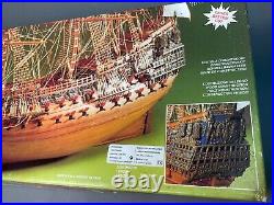 Sergal 178 Scale 1637'Sovereign of the Seas' Wooden Model Ship Kit Art 787 Vtg