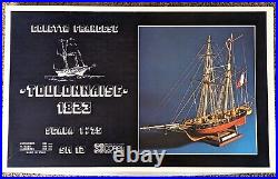 Ship Model Kit 1823 Corel Goleta Frances Toulonnaise 175 Scale