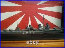 Siratuyu White Dew Japanese Imperial Navy Destroyer 1/800 scale Model Built