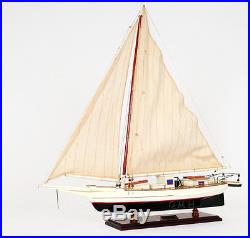 Skipjack Chesapeake Bay Maryland Oyster Sailboat 29 Wooden Model Ship Assembled