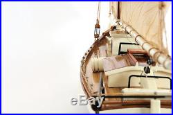 Skipjack Chesapeake Bay Maryland Oyster Sailboat 29 Wooden Model Ship Assembled