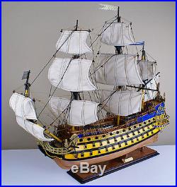 Solei Royal 32 wood ship model sailing tall French boat