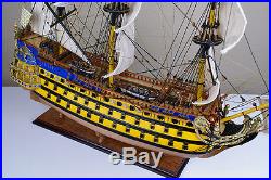 Soleil Royal 32 wood ship model sailing tall French boat