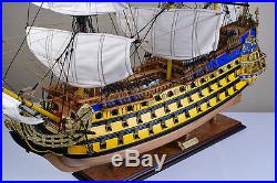 Soleil Royal 32 wood ship model sailing tall French boat
