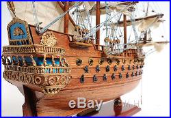 Spanish Armada San Felipe 19 Wooden Tall Ship Model Sailboat