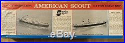 Sterling Models U. S. Lines American Scout C-2 Type Cargo Ship Kit B18M
