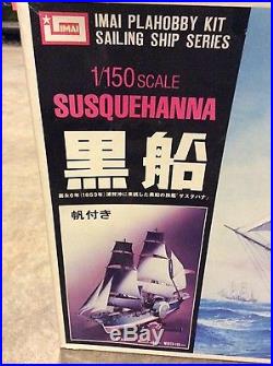 Super rare vtg Imai japan version Susquehanna model ship 1/150 scale hobby kit