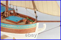 Sweden Yacht Sail Boat Scale 124 21 540 mm Wood Ship Model kit Shi cheng