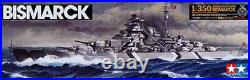 TAMIYA 1/350 German Battleship Bismarck Model Kit NEW from Japan