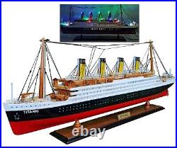 Titanic Model Ship 23 60CM White Star Line Boat Nautical Decor Fully Assembled