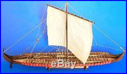 Traditional, New Wooden Model Ship Kit by Dusek the Viking Longship