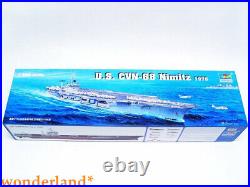 Trumpeter 05605 1/350 US CVN-68 NiMitz aircraft carrier 1975 model kit