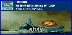 Trumpeter 1/350 05303 USS BB-55 North Carolina ship model kit