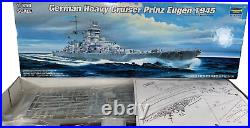 Trumpeter 5313 German Heavy Cruiser Prinz Eugen 1945 1/350 Scale Model Kit