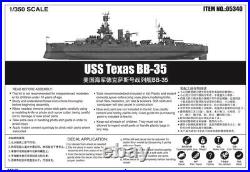 Trumpeter 5340 US Battleship Texas 1/350 Scale Plastic Model Kit